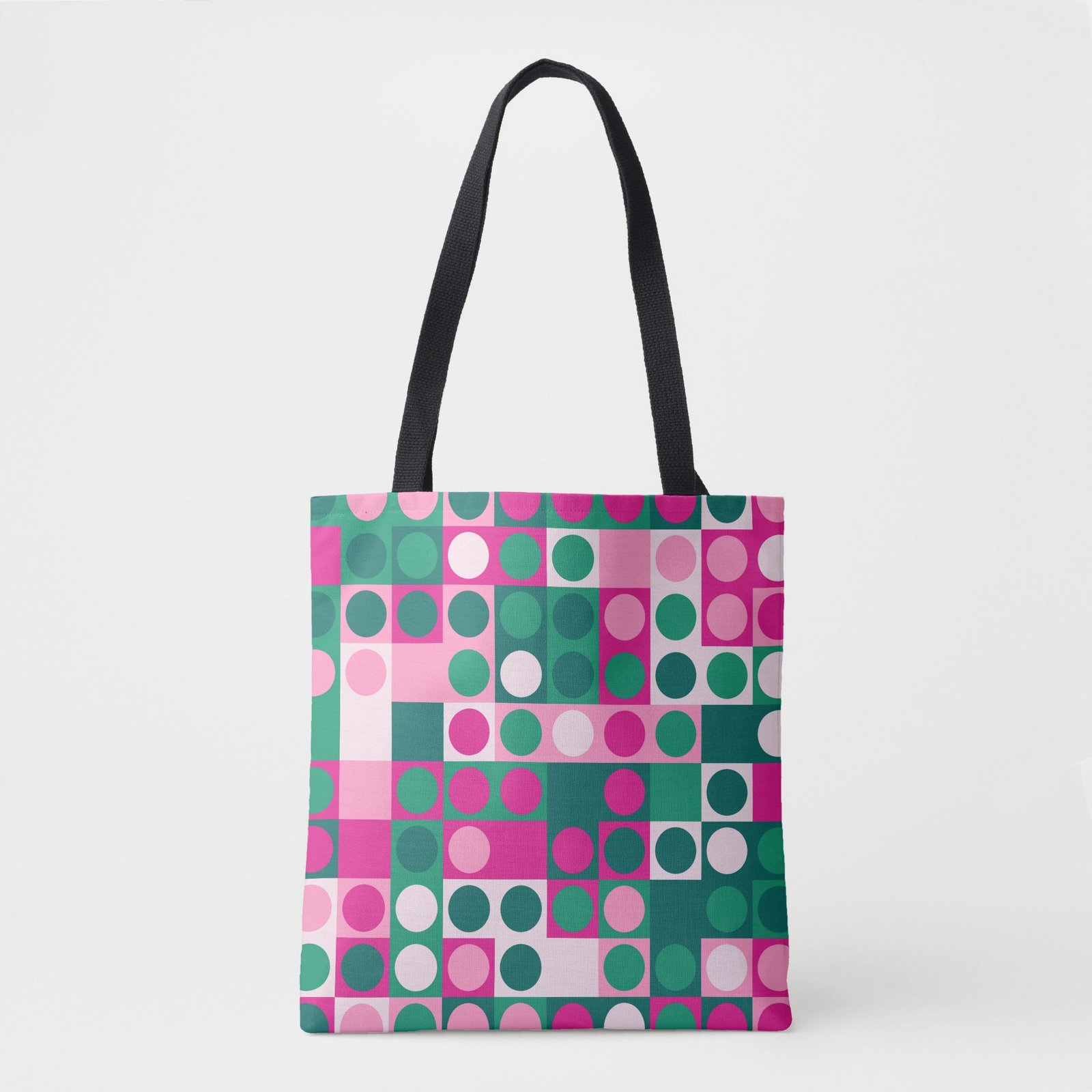 Tropical Sorbet Polka Tote Bag - Image 1