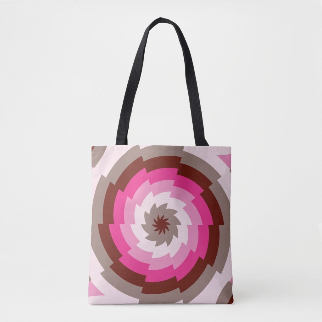 Velvet Swirl Fusion Tote Bag