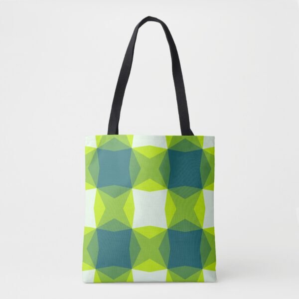 Verdant Prism Array Tote Bag