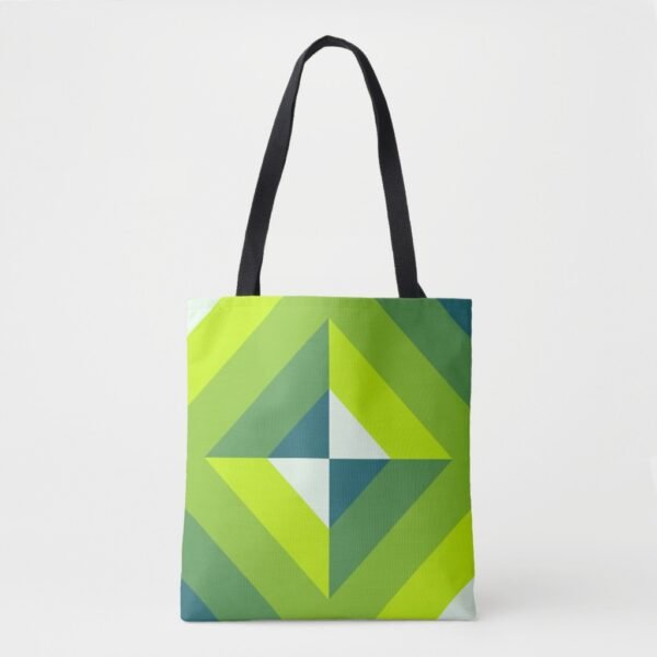 Verdant Pyramid Tote Bag