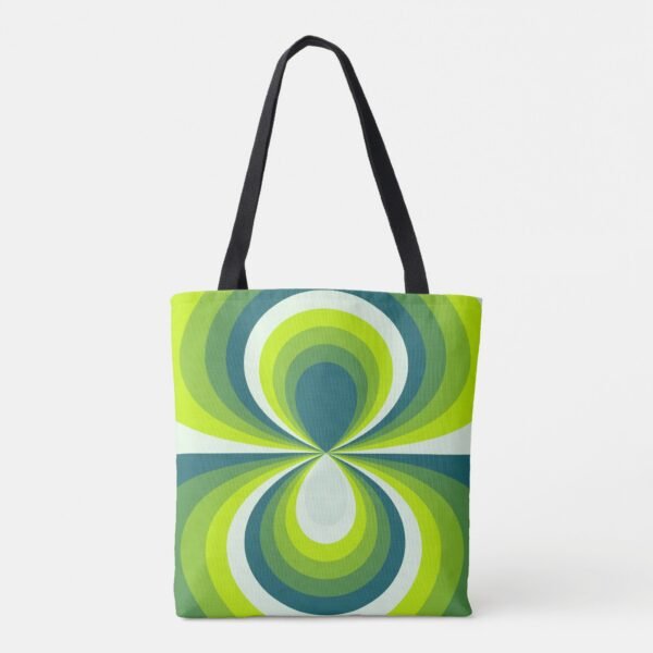 Verdant Teardrop Tote Bag - Image 3