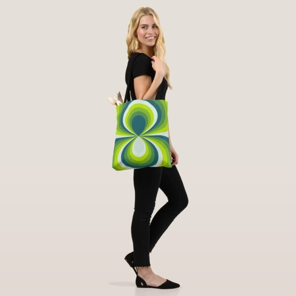 Verdant Teardrop Tote Bag - Image 2