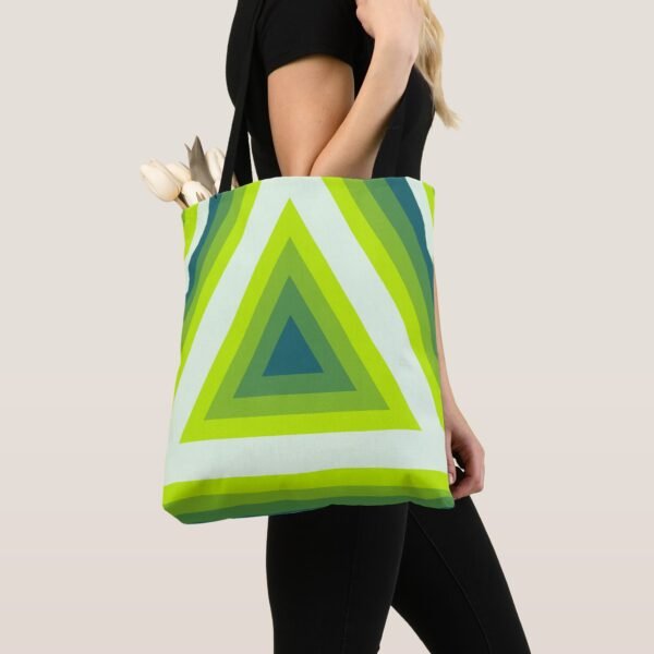 Verdant Vortex Tote Bag - Image 2