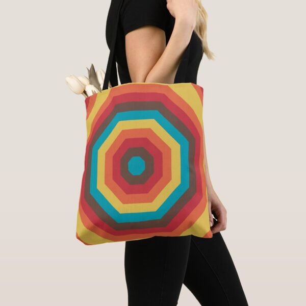 Vibrant OctaPulse Tote Bag - Image 4