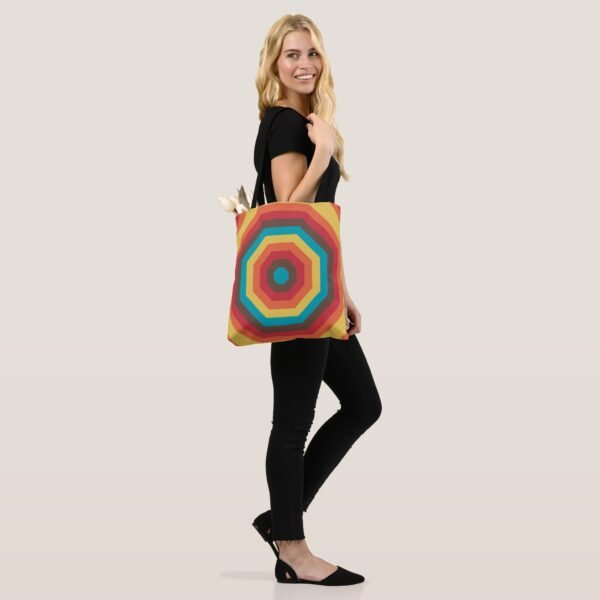 Vibrant OctaPulse Tote Bag - Image 2