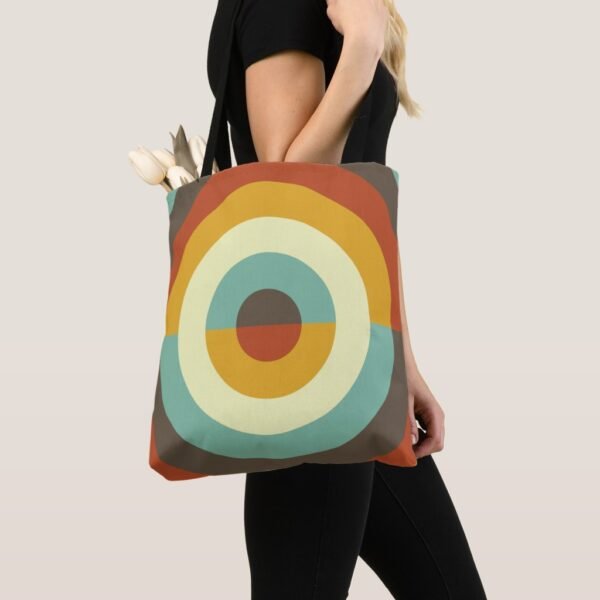 Vintage Vibes Orbit Tote Bag - Image 3