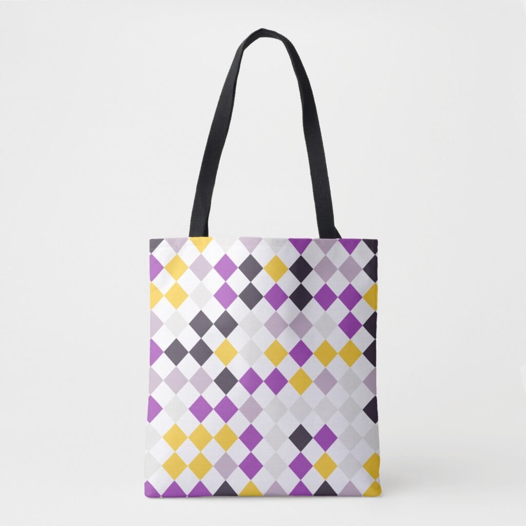 Vivid Diamond Dance Tote Bag
