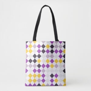 Vivid Diamond Dance Tote Bag