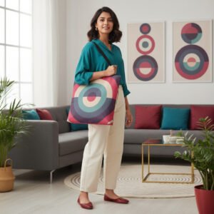 Electric Orbit Tote Bag