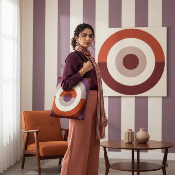 Burnt Orchard Orbit Tote Bag