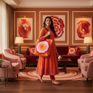 Cherry Bloom Vortex Tote Bag