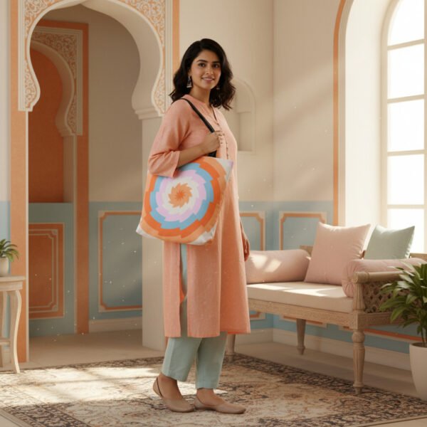 Cotton Gelato Vortex Tote Bag