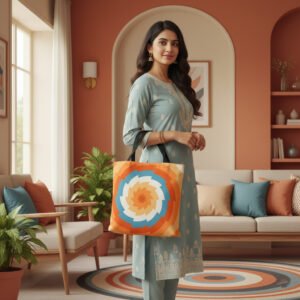 Seaside Spark Vortex Tote Bag