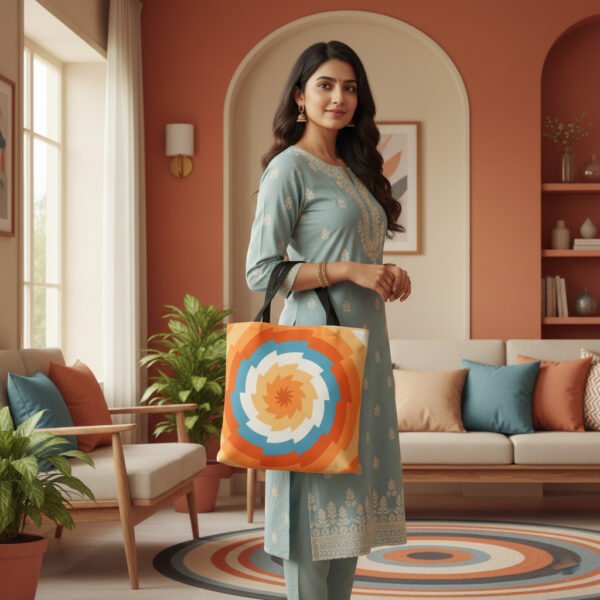 Seaside Spark Vortex Tote Bag