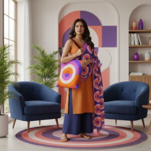 Sunset Carnival Orbit Tote Bag