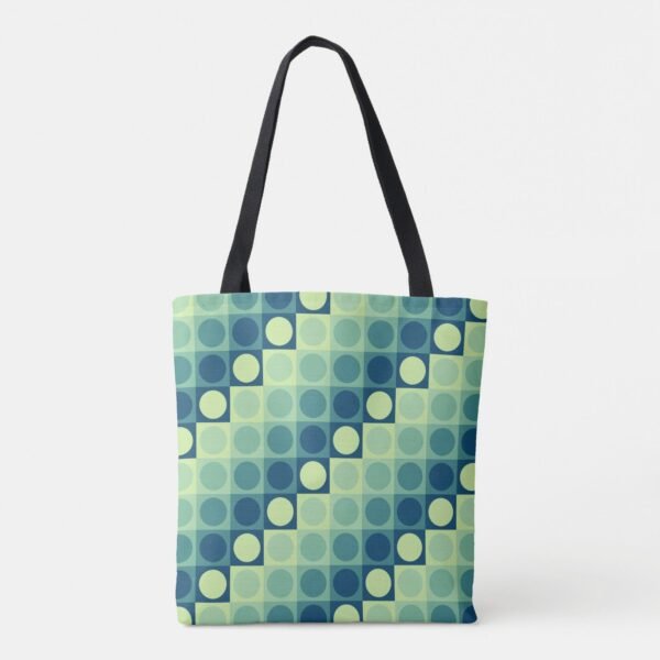 Adrift Polka Grid Tote Bag - Image 2
