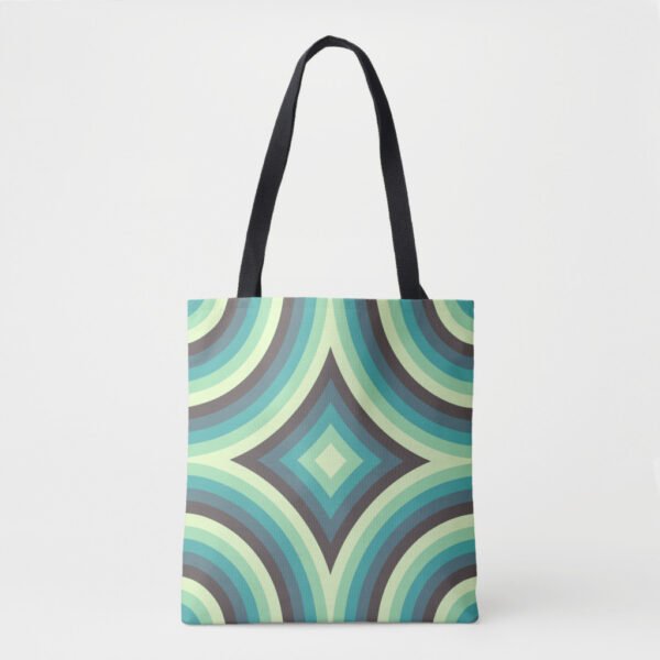 Aqua Resonance Pulse Tote Bag