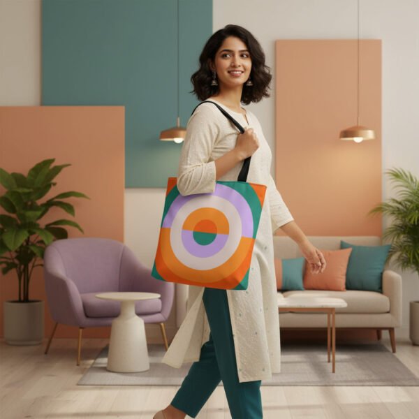 Tropical Twist Orbit Tote Bag