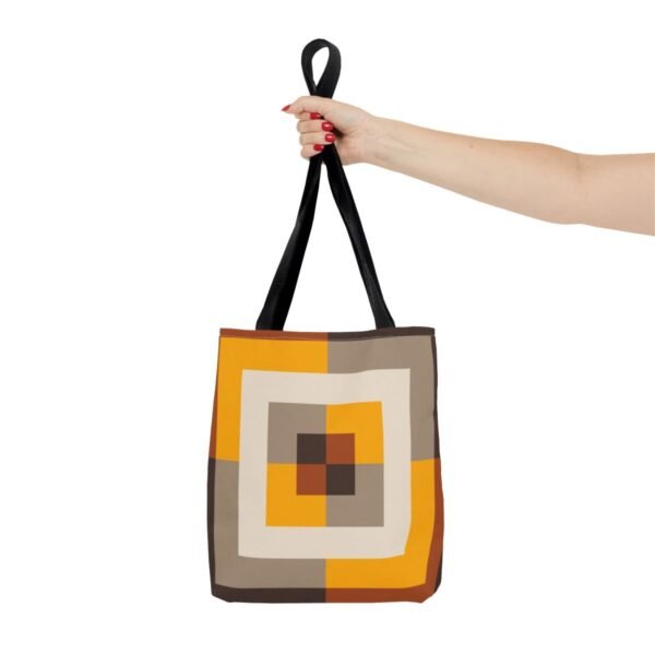 Amber Flame Labyrinth Tote Bag - Image 4