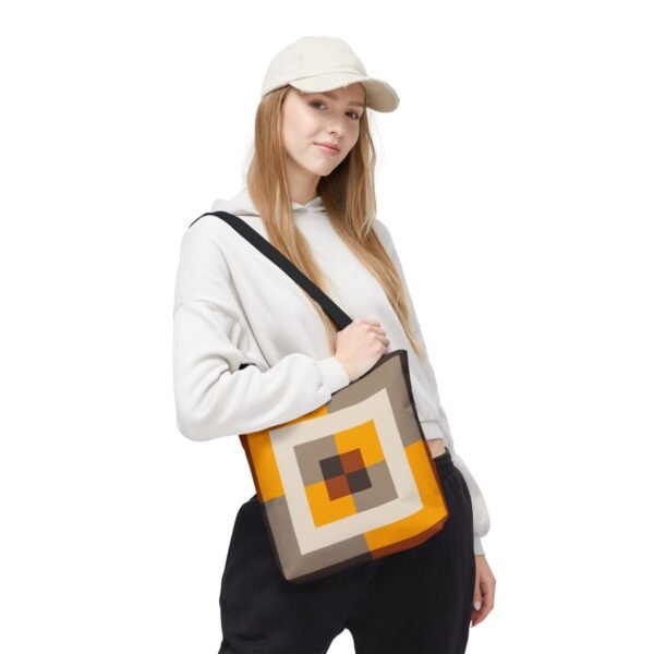 Amber Flame Labyrinth Tote Bag - Image 5