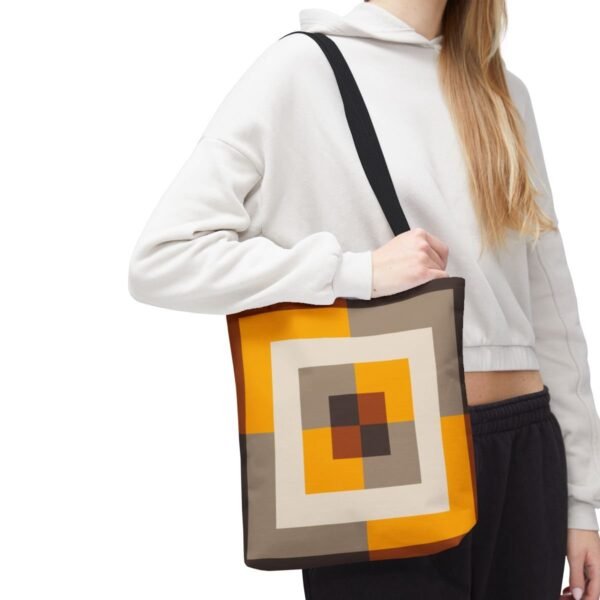 Amber Flame Labyrinth Tote Bag - Image 7