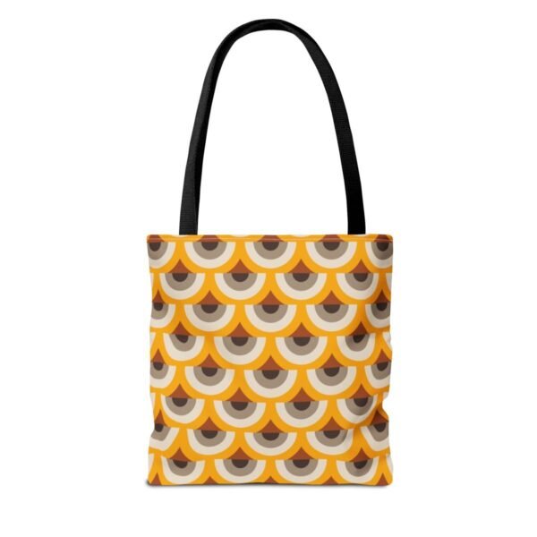 Amber Flame Peacock Tote Bag - Image 2