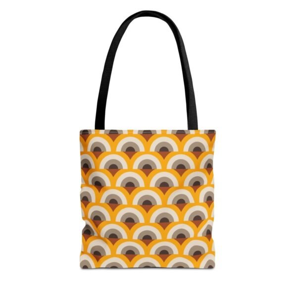 Amber Flame Peacock Tote Bag - Image 1