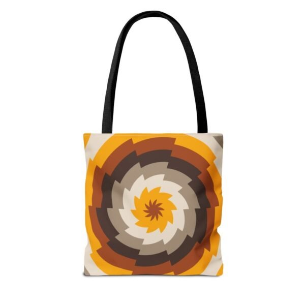 Amber Flame Vortex Tote Bag - Image 2