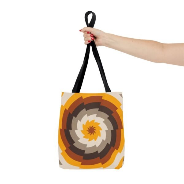 Amber Flame Vortex Tote Bag - Image 4