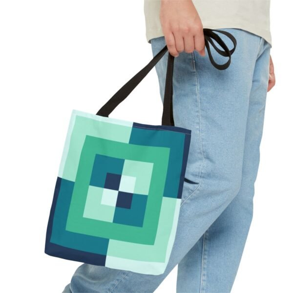 Aurora Mist Labyrinth Tote Bag - Image 3
