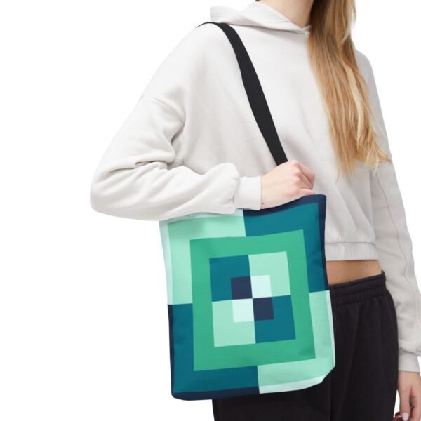 Aurora Mist Labyrinth Tote Bag - Image 7