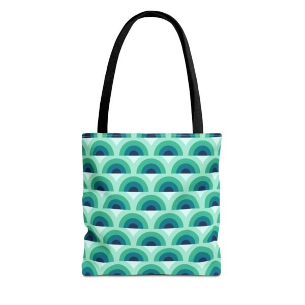 Aurora Mist Peacock Tote Bag