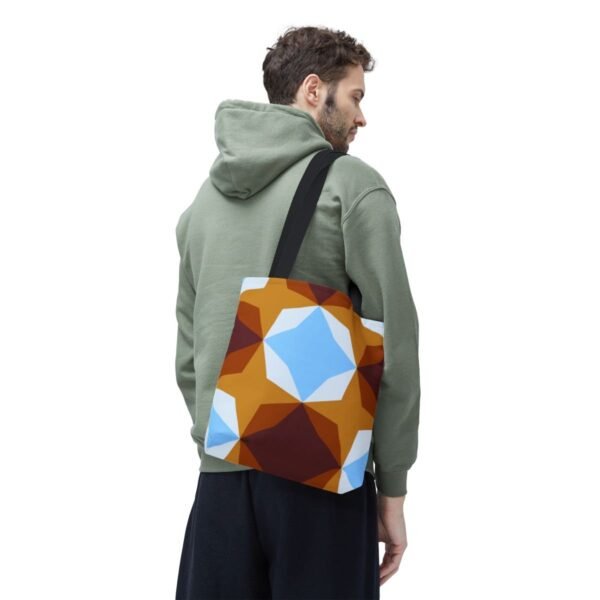 Autumn Fox Diamond Motif Tote Bag - Image 6