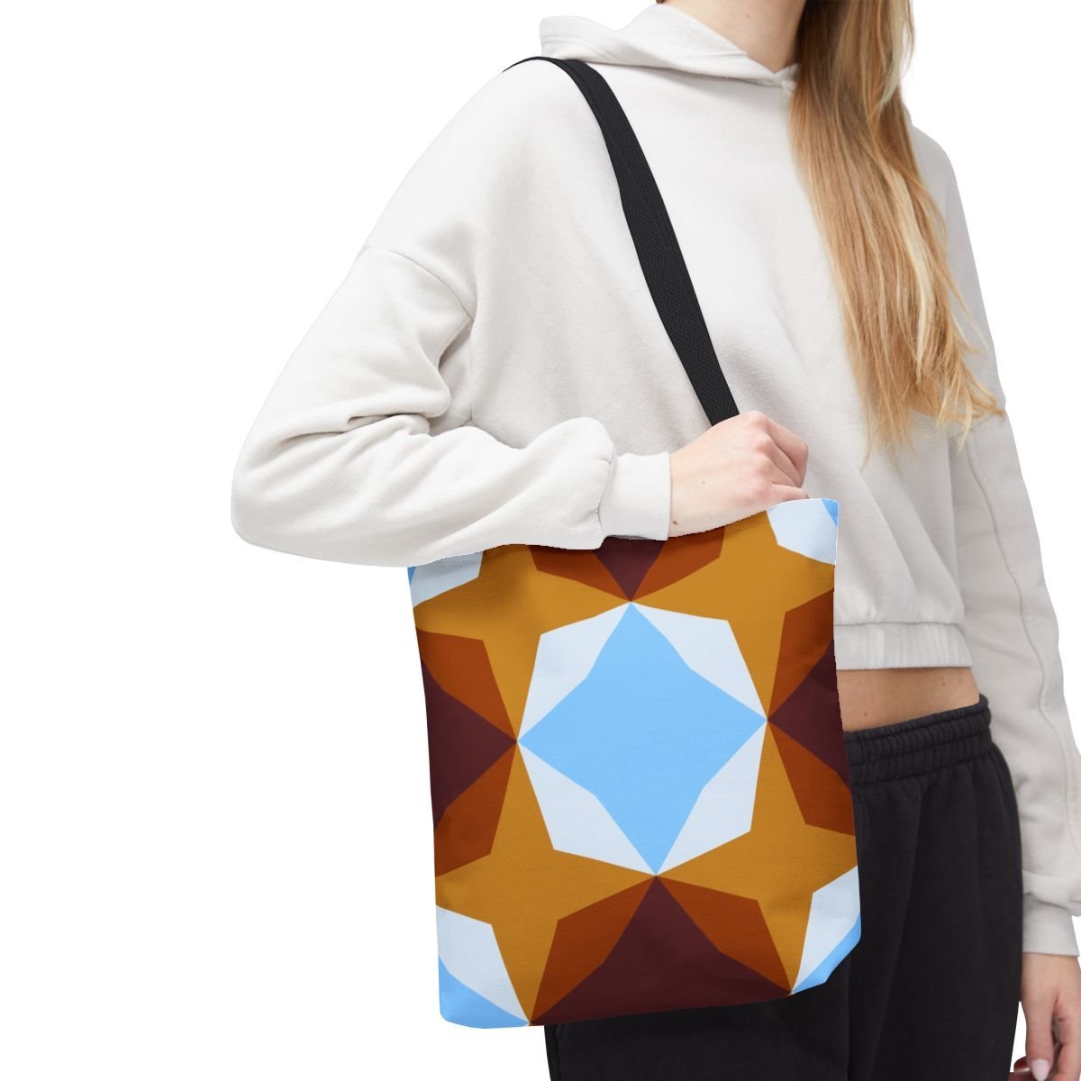 Autumn Fox Diamond Motif Tote Bag - Image 7