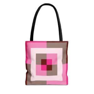 Berry Mocha Labyrinth Tote Bag