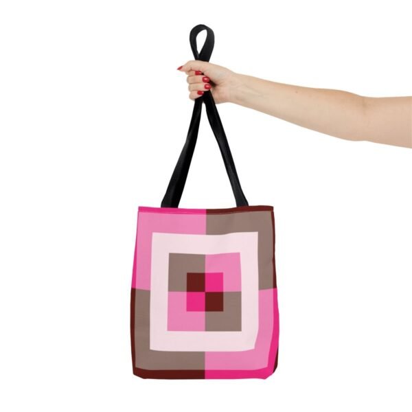 Berry Mocha Labyrinth Tote Bag - Image 4
