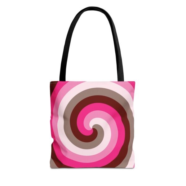 Berry Mocha Spiral Tote Bag