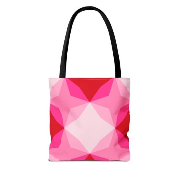 Blush To Bloom Diamond Motif Tote Bag - Image 2