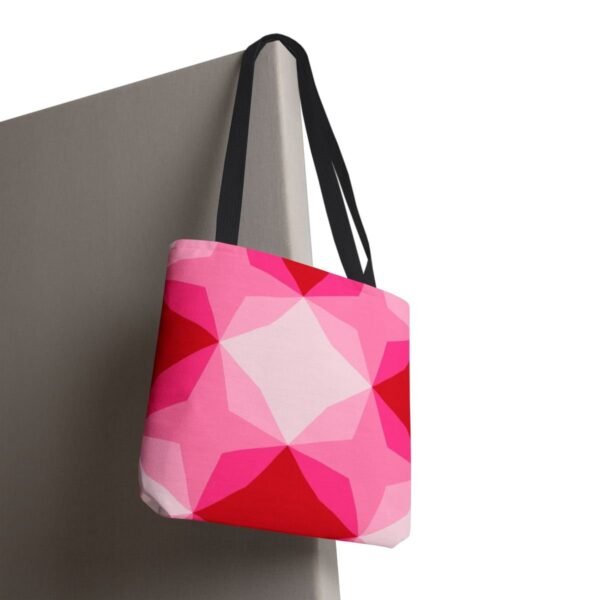 Blush To Bloom Diamond Motif Tote Bag - Image 8