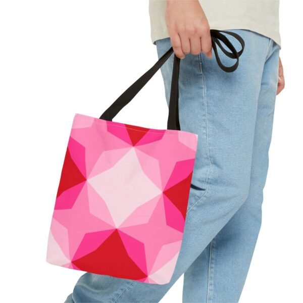Blush To Bloom Diamond Motif Tote Bag - Image 3