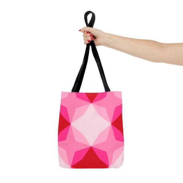 Blush To Bloom Diamond Motif Tote Bag - Image 4