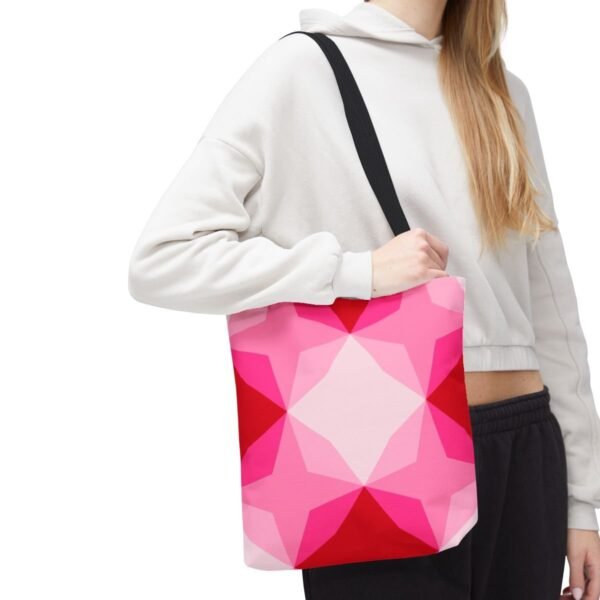 Blush To Bloom Diamond Motif Tote Bag - Image 7