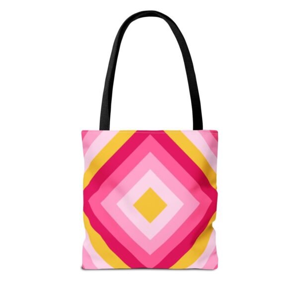 Bubblegum Sunrise Diamond Tote Bag - Image 2