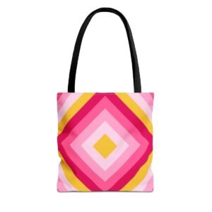 Bubblegum Sunrise Diamond Tote Bag