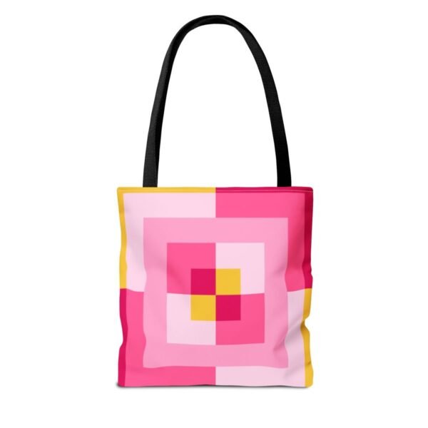 Bubblegum Sunrise Labyrinth Tote Bag - Image 2