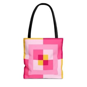 Bubblegum Sunrise Labyrinth Tote Bag