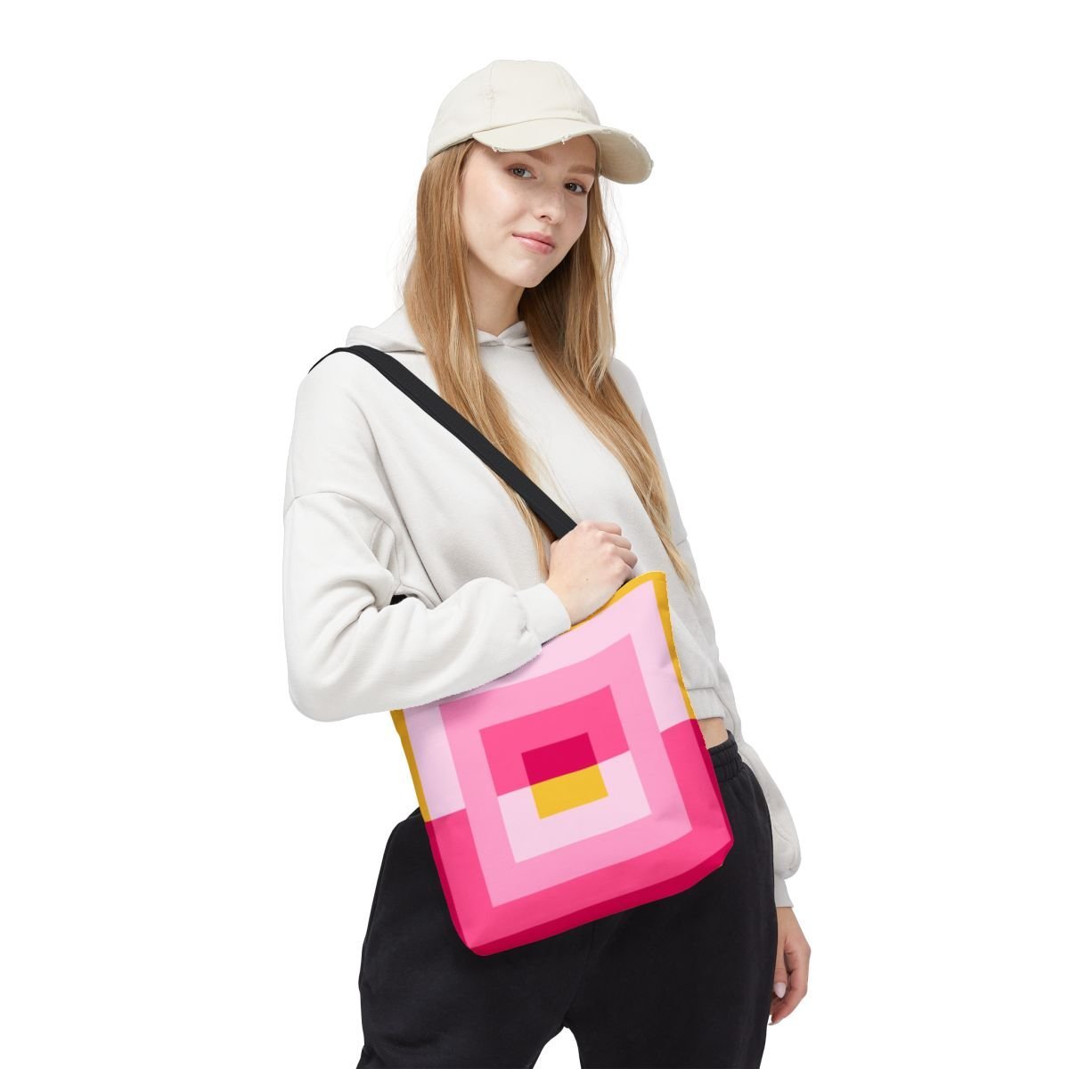 Bubblegum Sunrise SG Tote Bag - Image 5