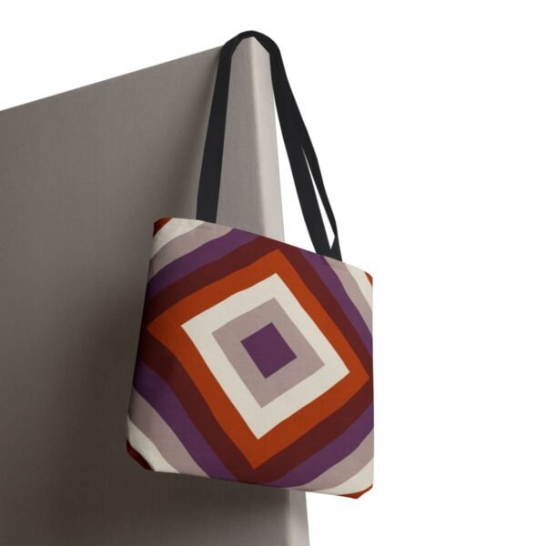 Burnt Orchard Diamond Tote Bag - Image 8