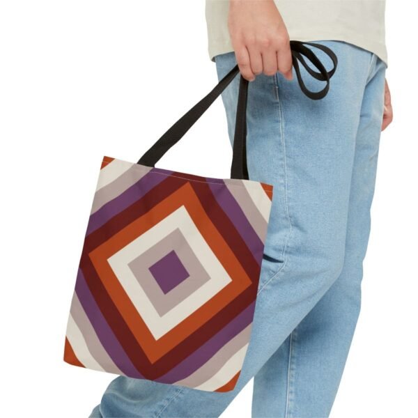 Burnt Orchard Diamond Tote Bag - Image 3