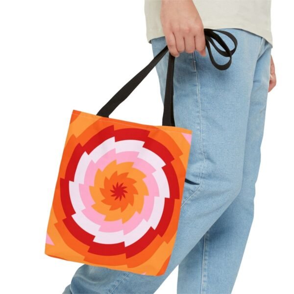 Cherry Bloom Vortex Tote Bag - Image 3